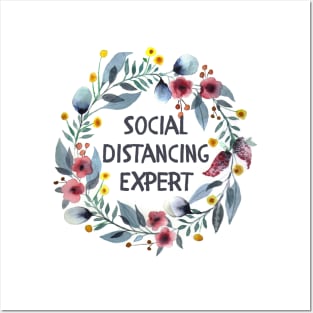 Social Distancing Expert Posters and Art